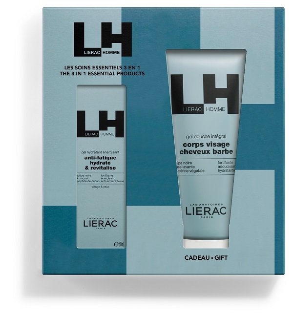 LIERAC COFFRET LIERAC HOMME GEL IDRATANTE 50 ML + GEL DOCCIA 200 ML