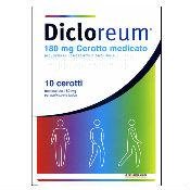 DICLOREUM ANTINFIAMMATORIO LOCALE 180 MG CEROTTI MEDICATI 180 MG CEROTTO MEDICATO, 10 CEROTTI