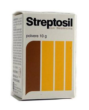 STREPTOSIL CON NEOMICINA 99,5% + 0,5% POLVERE CUTANEA 10 G IN FLACONE PE