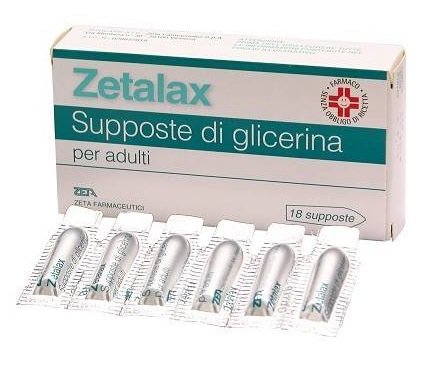 ZETALAX SUPPOSTE DI GLICERINA AD 18 SUPPOSTE