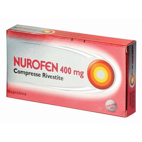 NUROFEN COMPRESSE RIVESTITE 400 MG COMPRESSE RIVESTITE 12 CPR IN PVC/ALLUMINIO