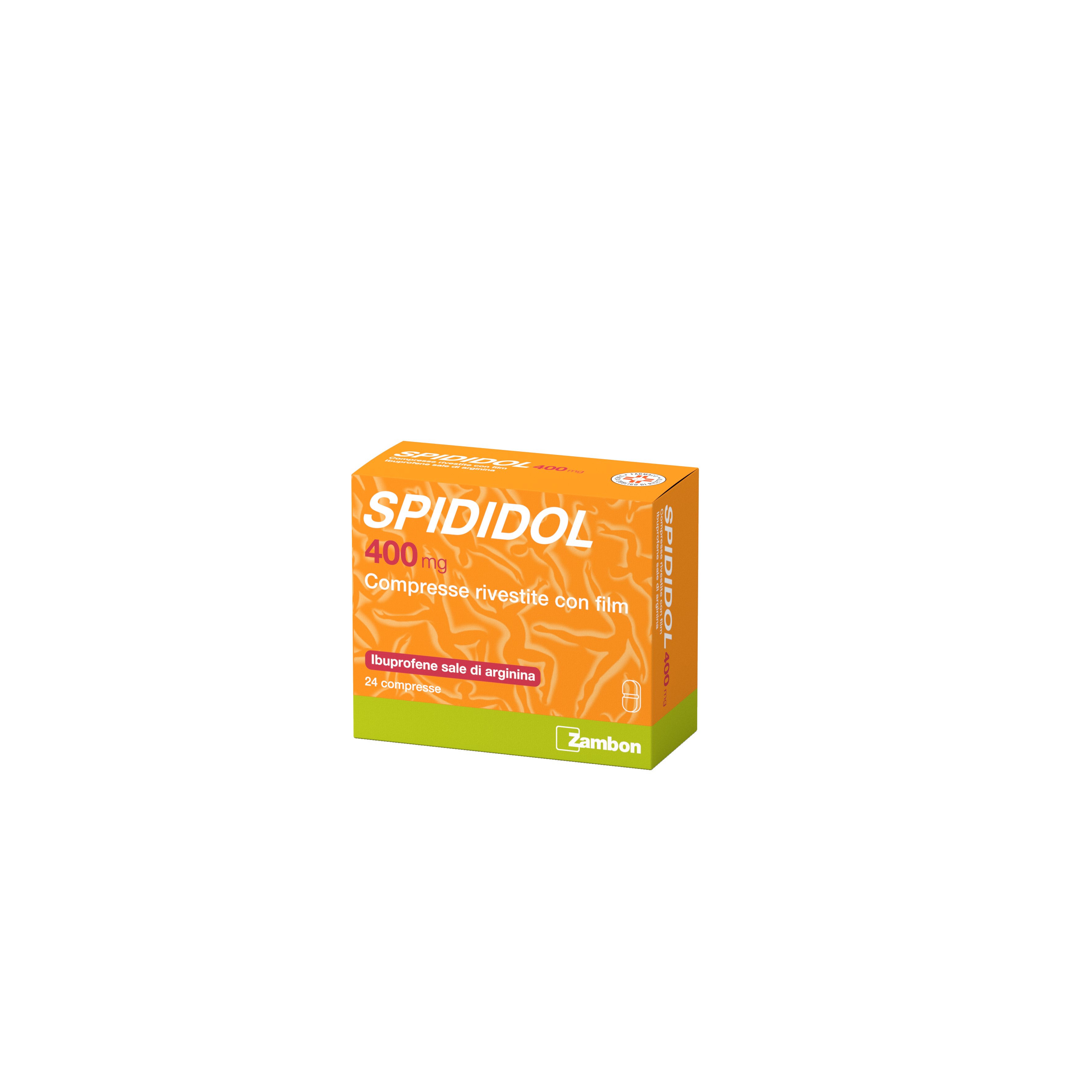 SPIDIDOL 400 MG COMPRESSE RIVESTITE CON FILM 24 COMPRESSE IN BLISTER AL/PE/PA