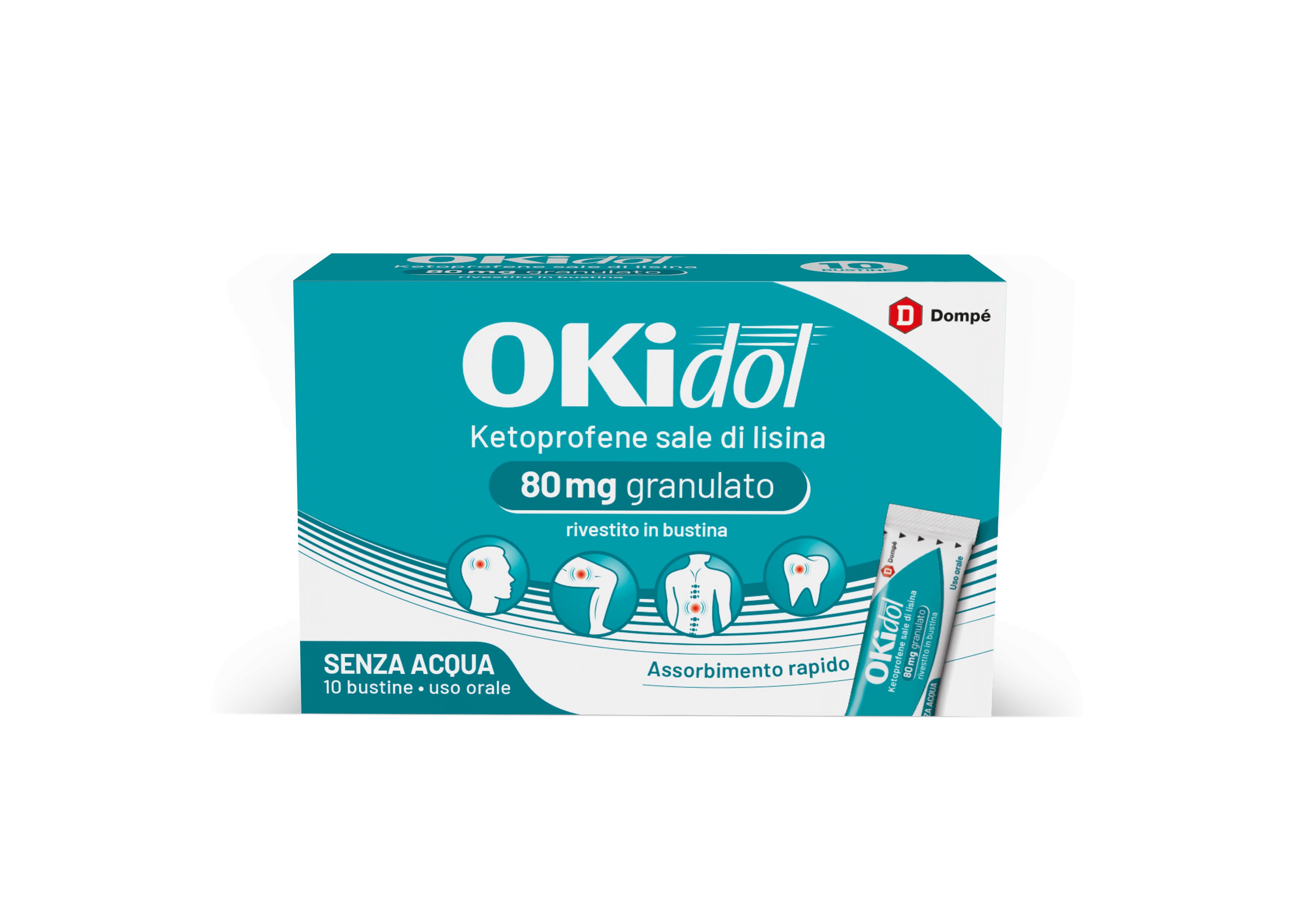 80 MG GRANULATO RIVESTITO IN BUSTINA 10 BUSTINE IN PE/AL/PET